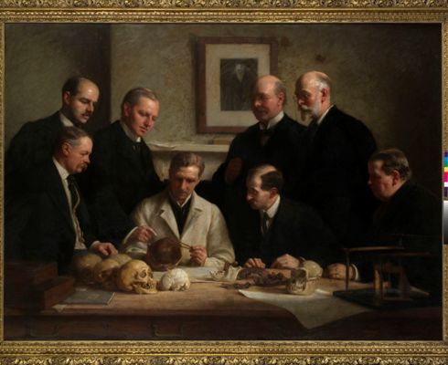 ‘Discussion on the Piltdown Skull’ by John Cooke (ref: GSL/POR/19) from the archives of the Geological Society of London